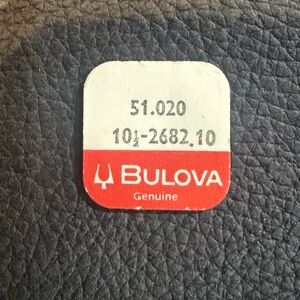 NOS Bulova Watch Part # 51.020/10 1/2 2682.10.  Authentic Bulova component.
